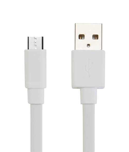 3.5ft micro usb cables white